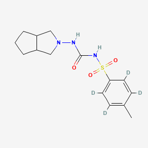 Chemical structure of Gliclazide-d4