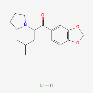 Chemical structure of Mdpihp hydrochloride