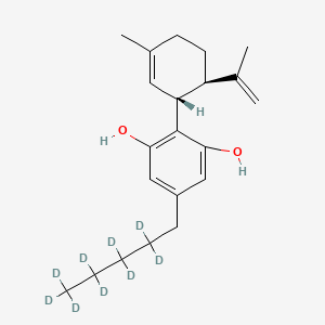 Chemical structure of Cannabidiol-d9