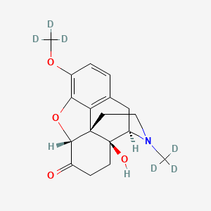 Chemical structure of Oxycodone-D6