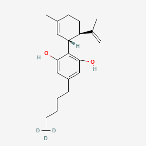 Chemical structure of Cannabidiol-D3