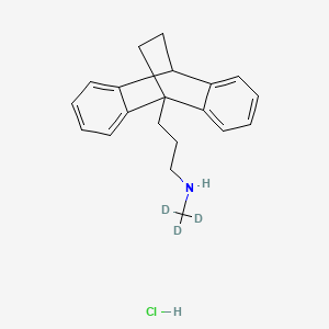 Chemical structure of Maprotiline-d3 (hydrochloride)