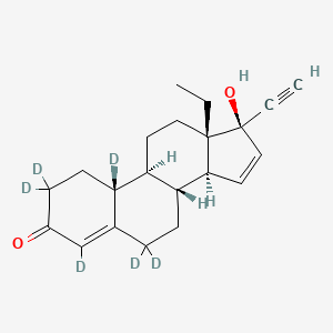 Chemical structure of Gestodene-d6