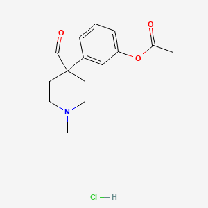 Chemical structure of Acetoxymethylketobemidone (hydrochloride)