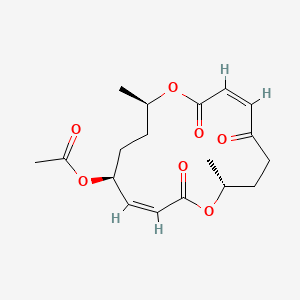 Chemical structure of Dihydropyrenophorin
