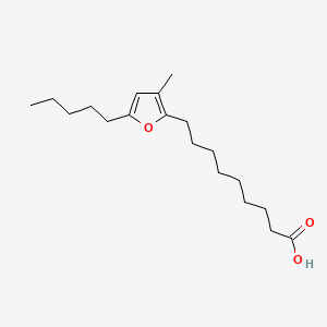 Chemical structure of 10,13-epoxy-11-methyl-Octadecadienoic Acid