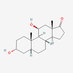 Chemical structure of 11β-Hydroxyetiocholanolone