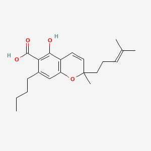 Chemical structure of (±)-CBCB