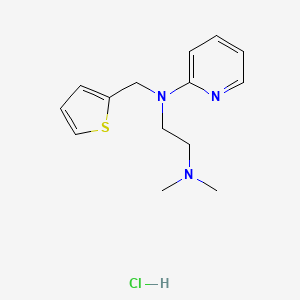 Chemical structure of Methapyrilene Hydrochloride