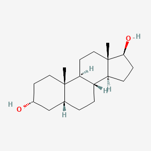 Chemical structure of Etiocholanediol