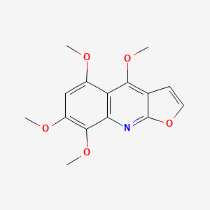 Chemical structure of Acronycidine