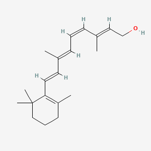 Chemical structure of 11-cis Retinol