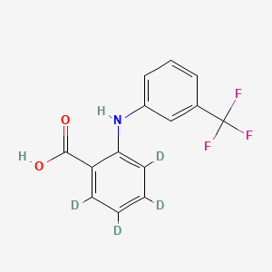 Chemical structure of Flufenamic Acid-d4