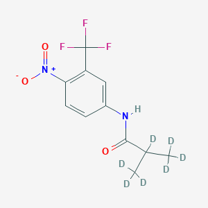 Chemical structure of Flutamide-d7