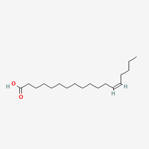 Chemical structure of cis-13-Octadecenoic Acid