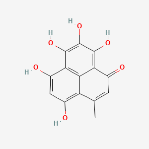 Chemical structure of Norfunalenone