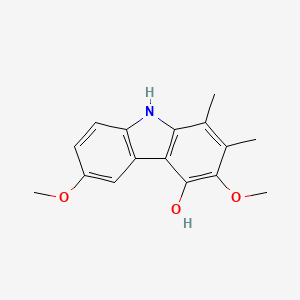 Chemical structure of Carbazomycin C