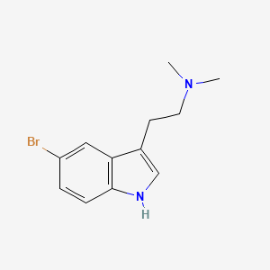 Chemical structure of 5-bromo-N,N-DMT