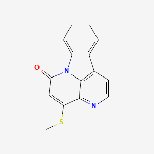 Chemical structure of 4-Methylthiocanthin-6-one
