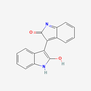 Chemical structure of Isoindigo