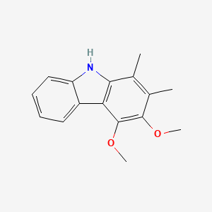 Chemical structure of Carbazomycin A