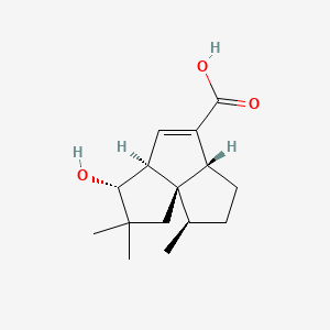 Chemical structure of Pentalenic Acid