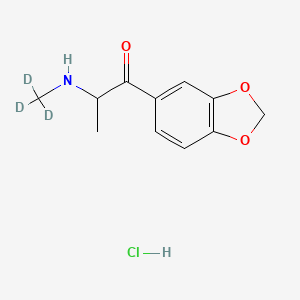 Chemical structure of Methylone-d3 Hydrochloride