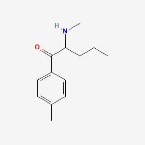 Chemical structure of 4-methyl Pentedrone (hydrochloride) (CRM)