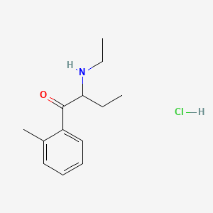 Chemical structure of 2-Methylethylbuphedrone hydrochloride