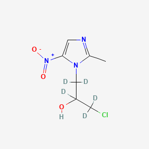 Chemical structure of Ornidazole-d5