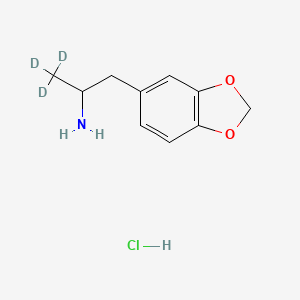 Chemical structure of (±)-MDA-d3 (hydrochloride) (exempt preparation)