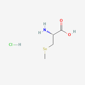 Chemical structure of Se-Methylselenocysteine (hydrochloride)