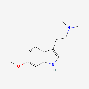 Chemical structure of 6-methoxy DMT