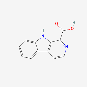 Chemical structure of β-Carboline-1-carboxylic Acid