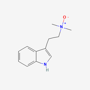Chemical structure of N,N-DMT N-oxide