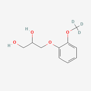 Chemical structure of Guaifenesin-d3