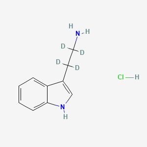 Chemical structure of Tryptamine-d4 Hydrochloride