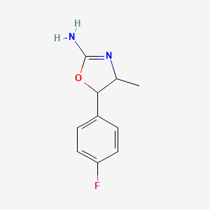Chemical structure of para-fluoro Methylaminorex