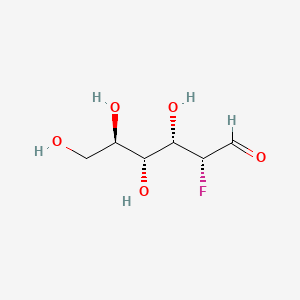 Chemical structure of 2-deoxy-2-fluoro-D-Glucose