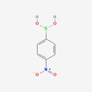 Chemical structure of 4-Nitrophenylboronic acid