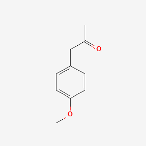 Chemical structure of 4-Methoxyphenylacetone
