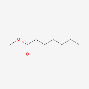 Chemical structure of Methyl heptanoate