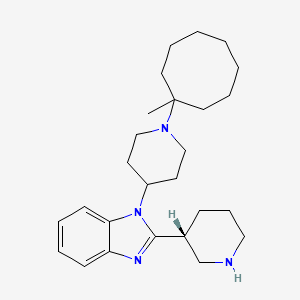 Chemical structure of MCOPPB (hydrochloride hydrate)