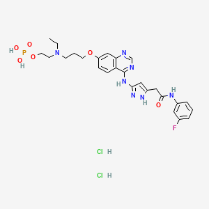 Chemical structure of AZD 1152 (hydrochloride)