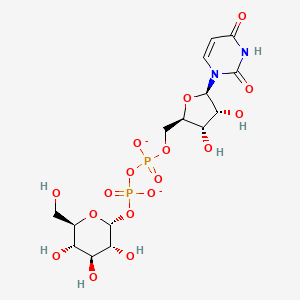 Chemical structure of UDP-α-D-Glucose (sodium salt hydrate)