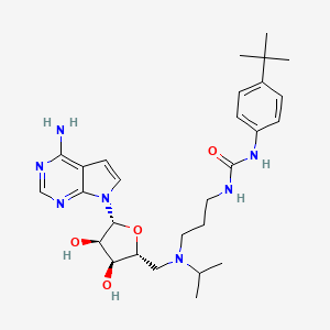 Chemical structure of EPZ004777 (formate)