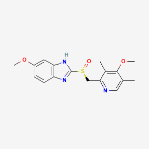 Chemical structure of Esomeprazole