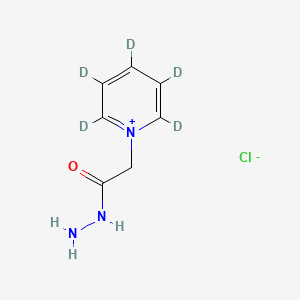Chemical structure of Girard's Reagent P-d5