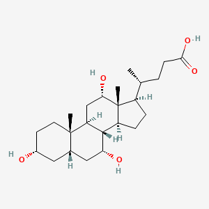 Chemical structure of ω-Muricholic Acid-d4