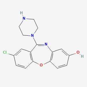 Chemical structure of 8-Hydroxyamoxapine